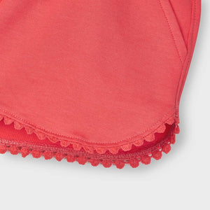 Coral Pom Knit Shorts