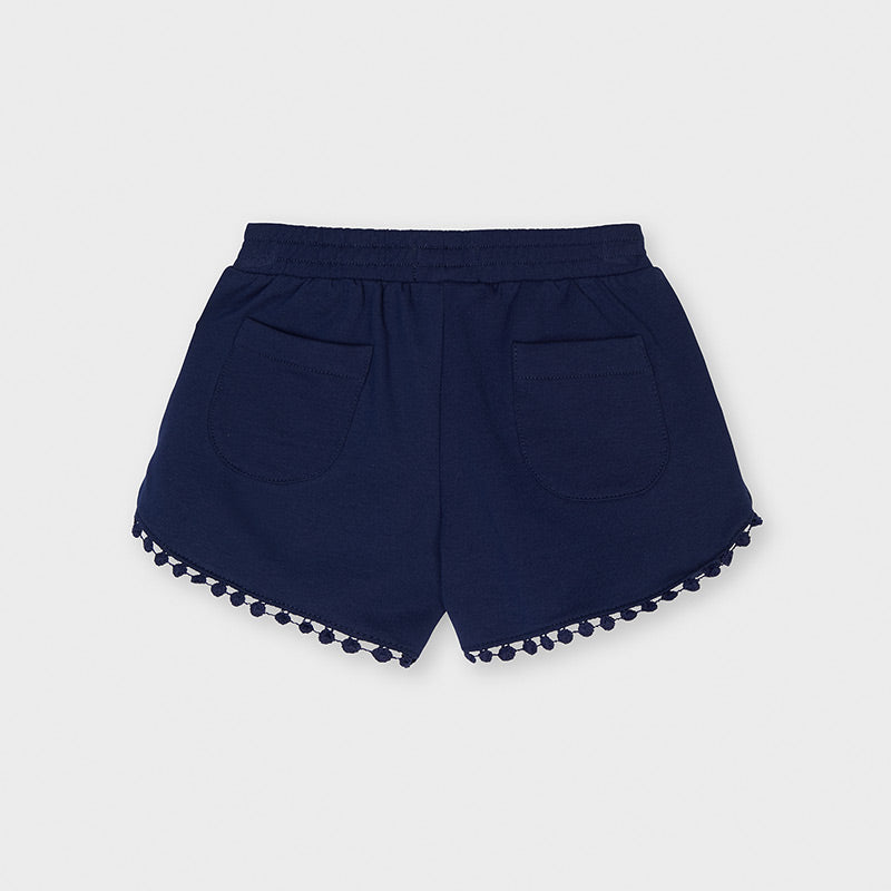 Marino Blue Pom Knit Shorts