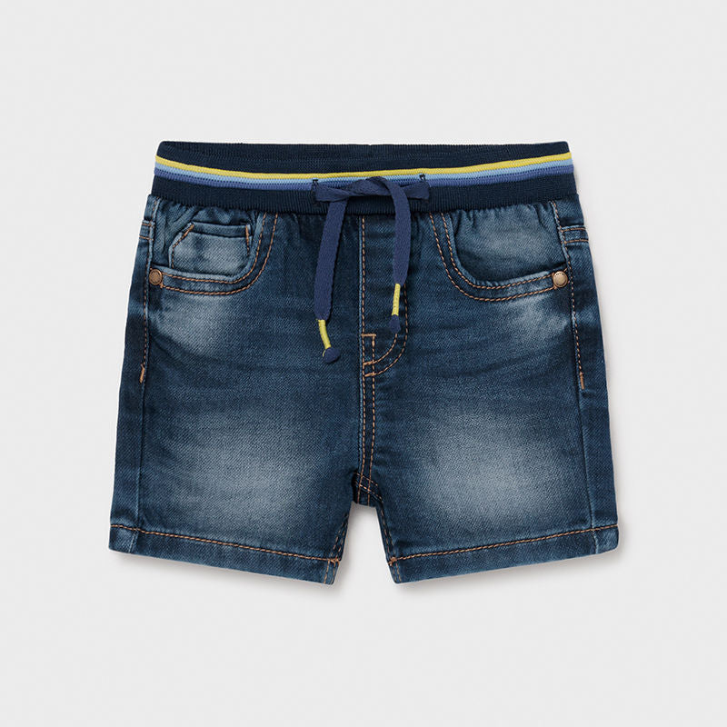 Organic Elastic Denim Shorts