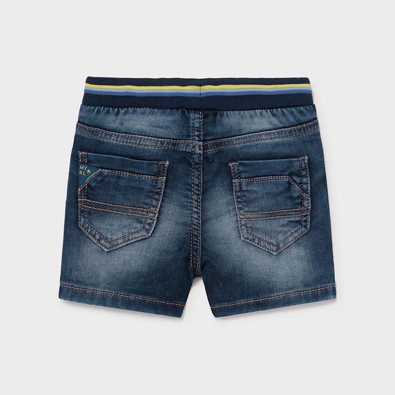 Organic Elastic Denim Shorts