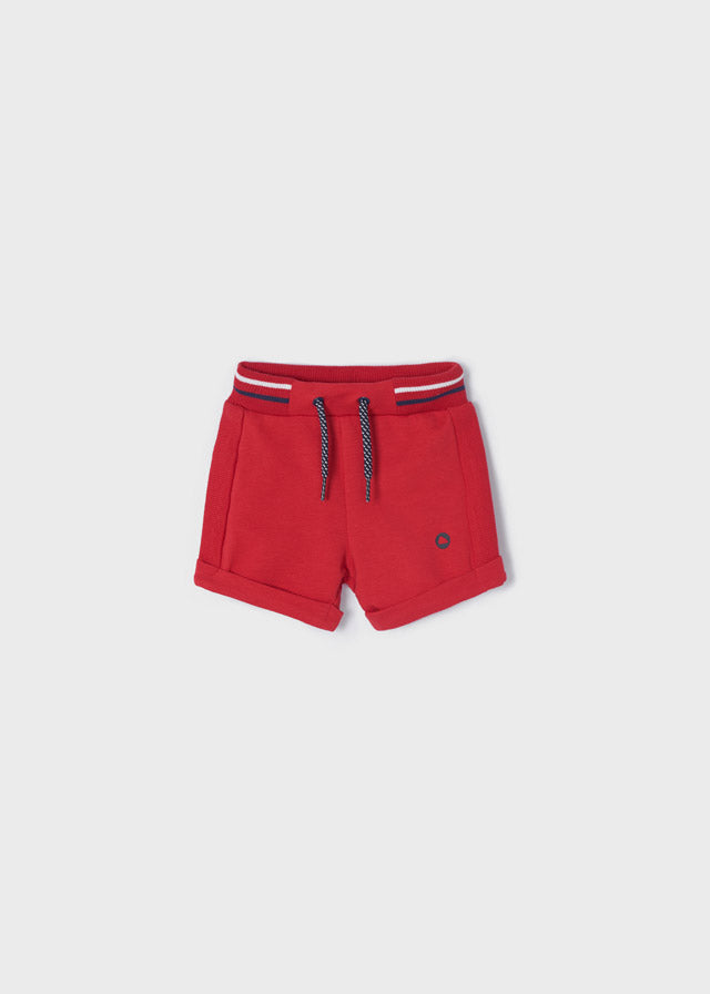 Red Elastic Shorts