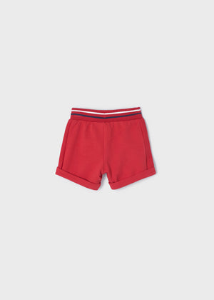 Red Elastic Shorts
