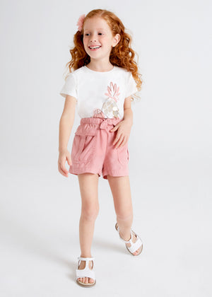 Rouge Pocket & Bow Shorts