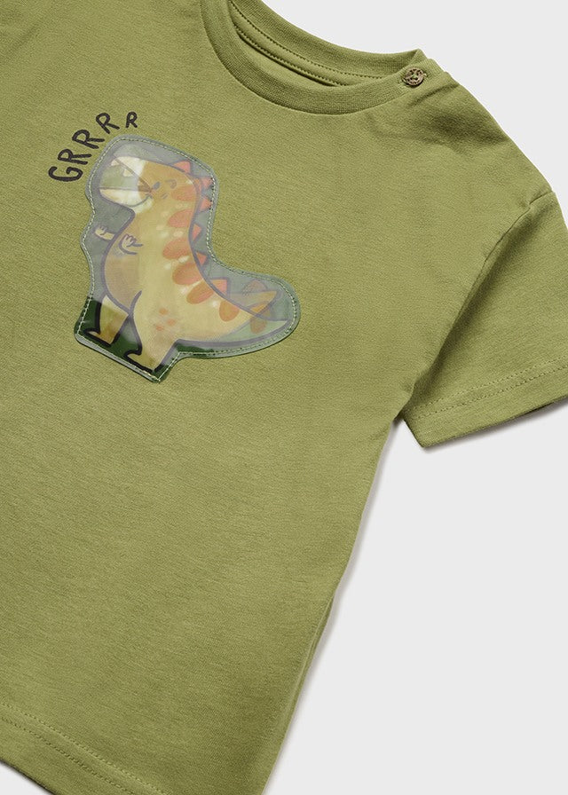 Jungle Green Lenticular Dino Shirt