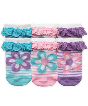 Daisy Eyelet Multi 3-Pack Socks by Jefferies