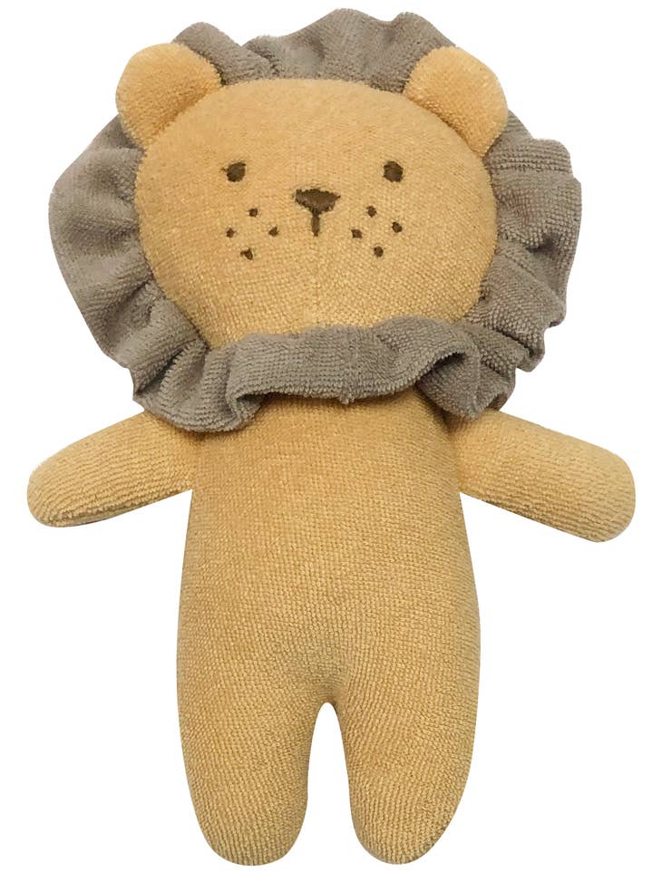 Leo Lion Towelling Rattle Toy/ Doll