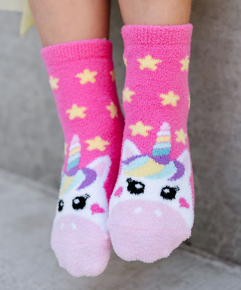 Fuzzy Unicorn Socks