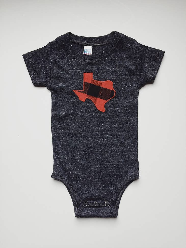 Texas Baby Bodysuit - Flannel