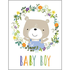 Baby Card - Baby Boy Bear