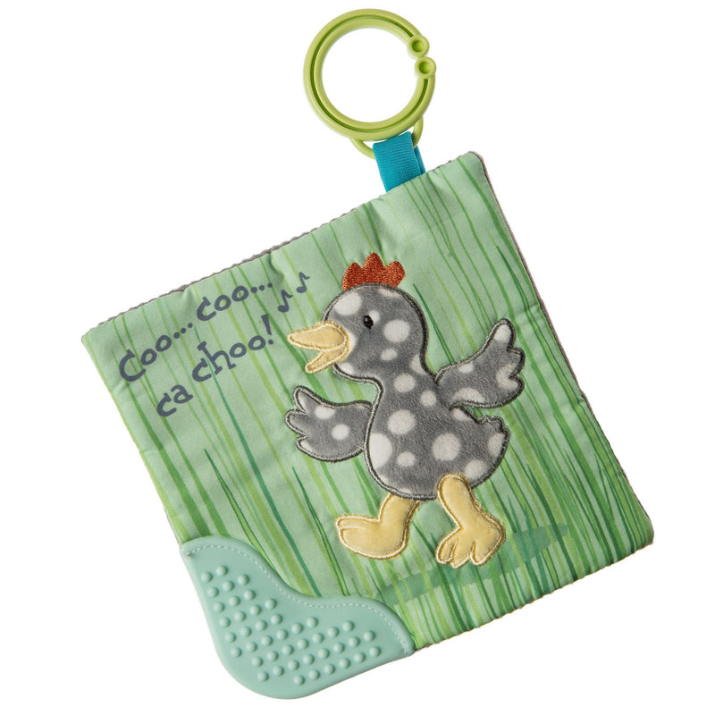 Rocky Chicken Crinkle Teether - 6x6"