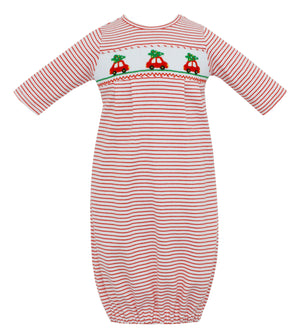 Holiday Trees Red Stripe Knit Boy's Sac
