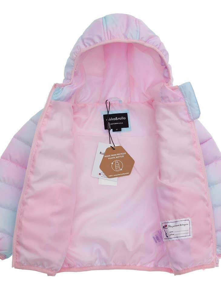 Toddler Girls' Lightweight Puffer Jacket