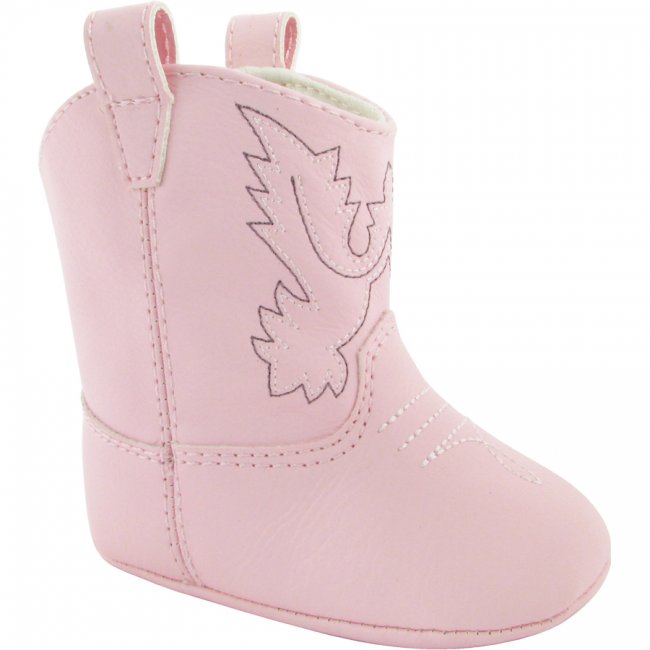 Pink Soft Sole Western Boots