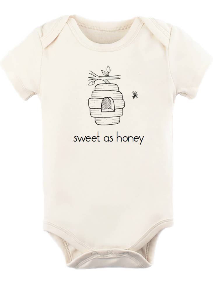 Sweet as Honey Short Sleeve Onesie
