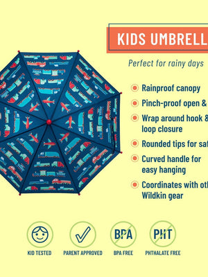 Navy Blue Transportation Umbrella