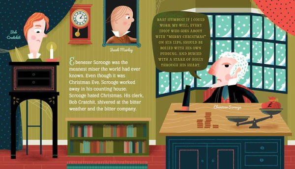 Lit for Little Hands: A Christmas Carol - Board Book