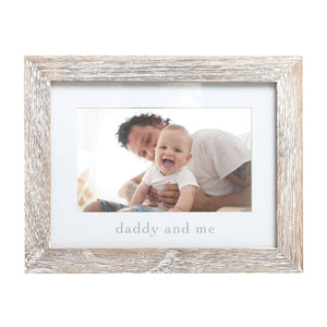 Daddy and Me Sentiment Frame, Rustic