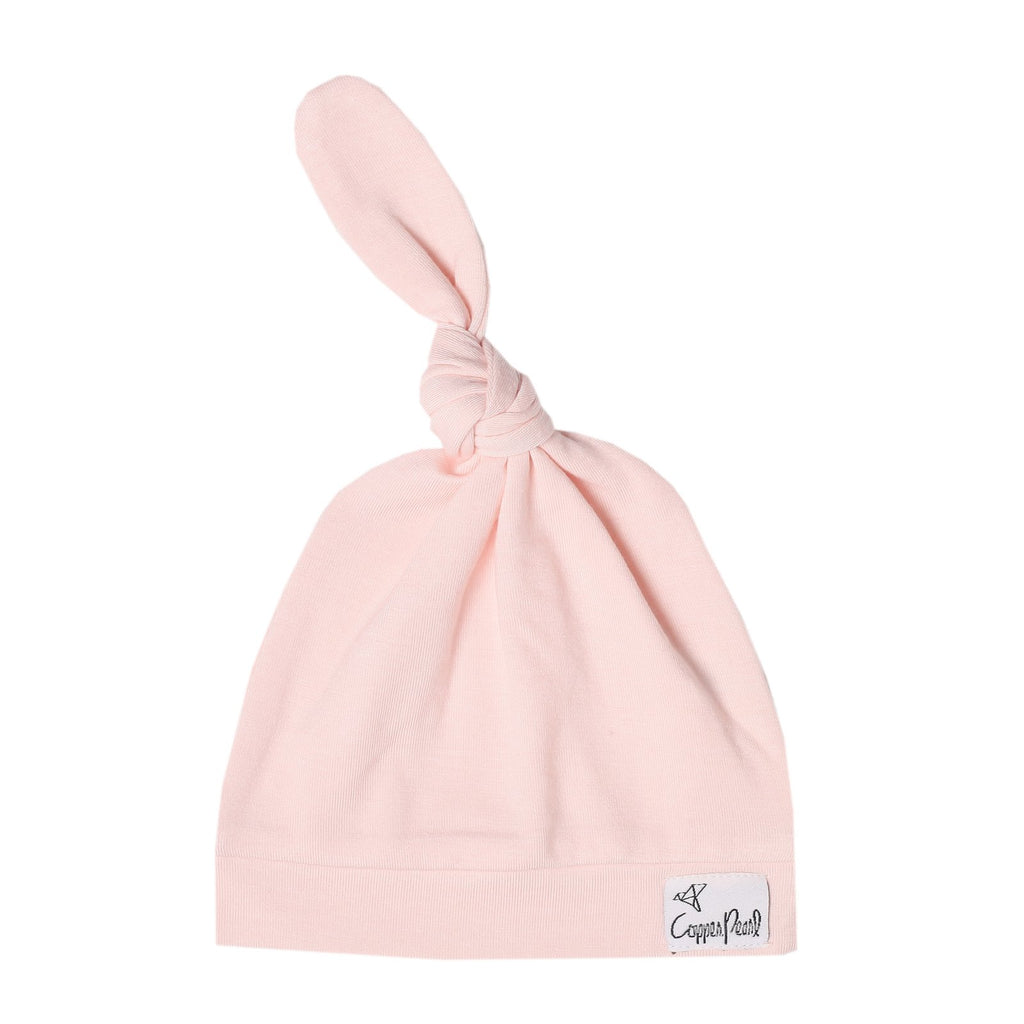 Blush - Top Knot Adjustable Infant Hat