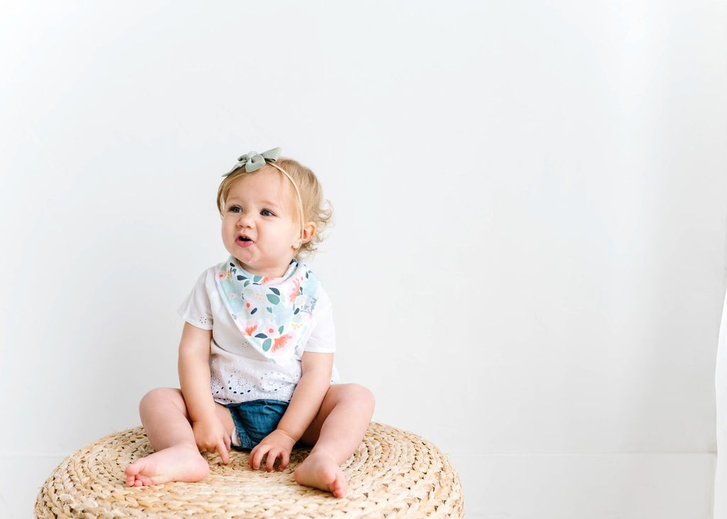 Leilani - Floral Bandana Bib