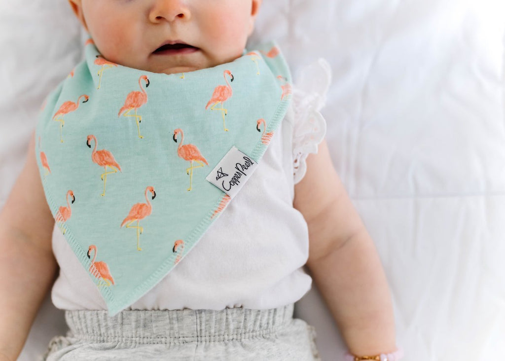 Leilani - Flamingo Bandana Bib