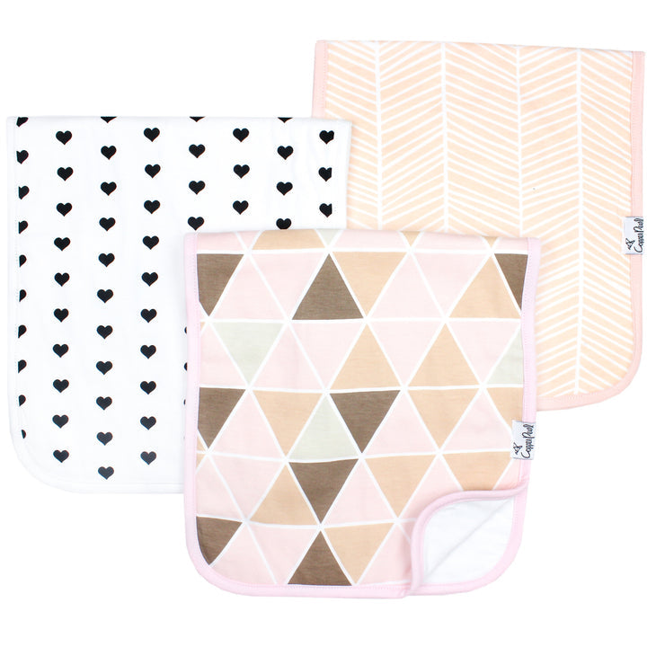 Blush - Burp Cloth Set