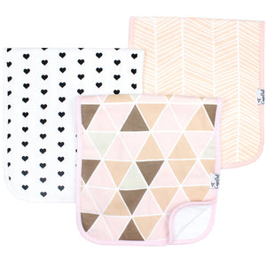 Blush - Burp Cloth Set