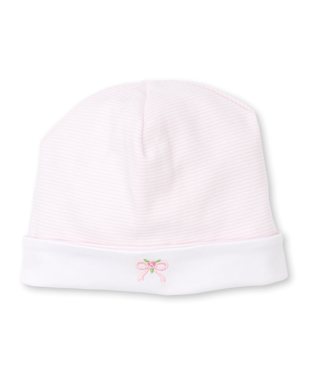 Classic Treasures Bow Pink Stripe Hat