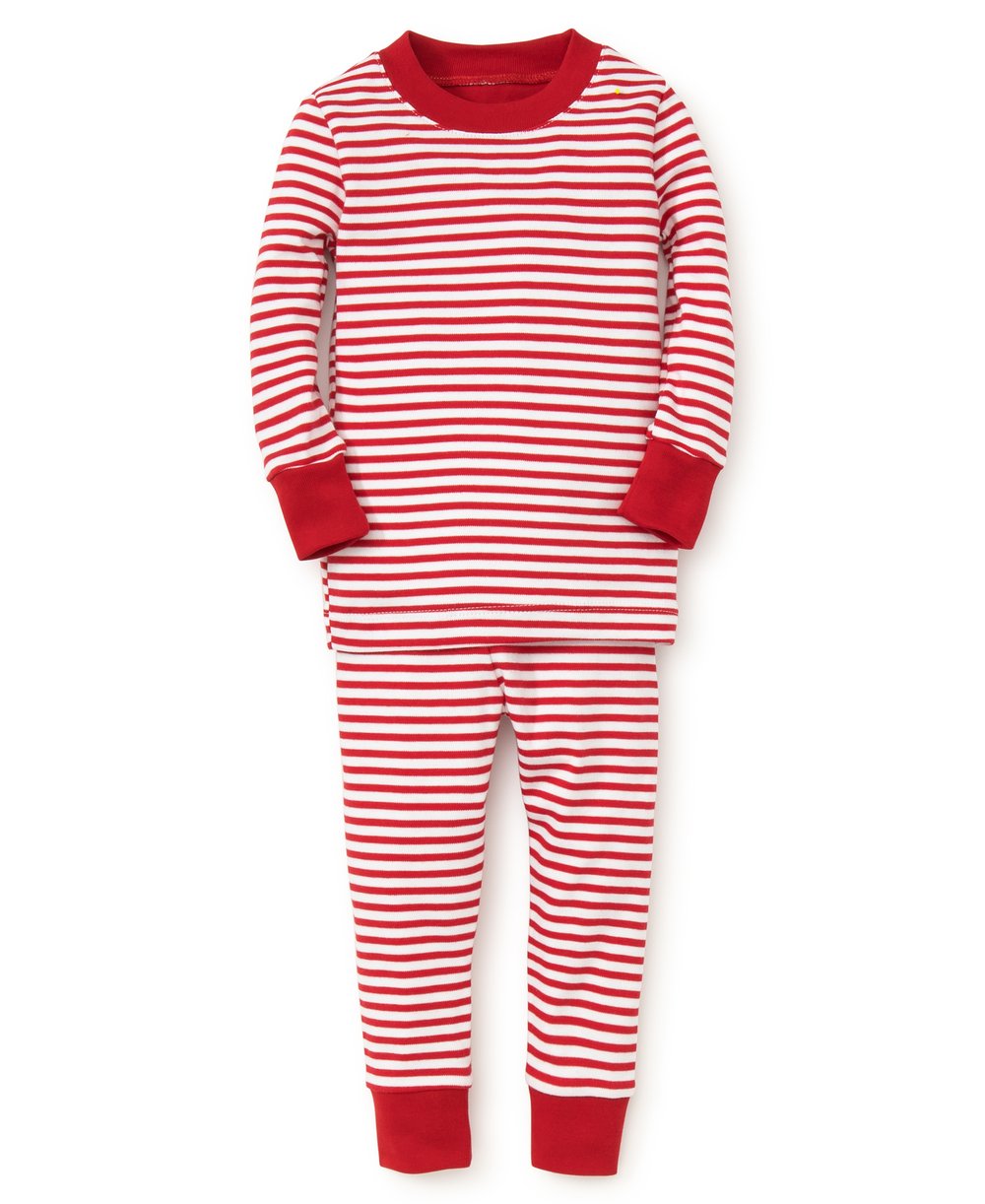 Santa Santics Stripe Pajama Set