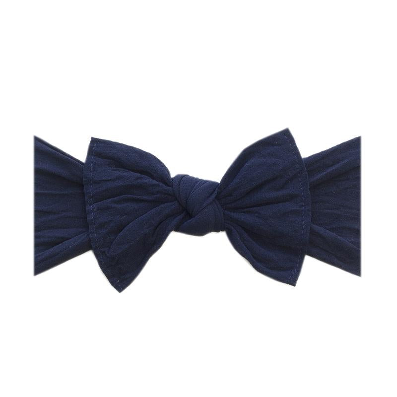 Navy Baby Bling Classic Knot
