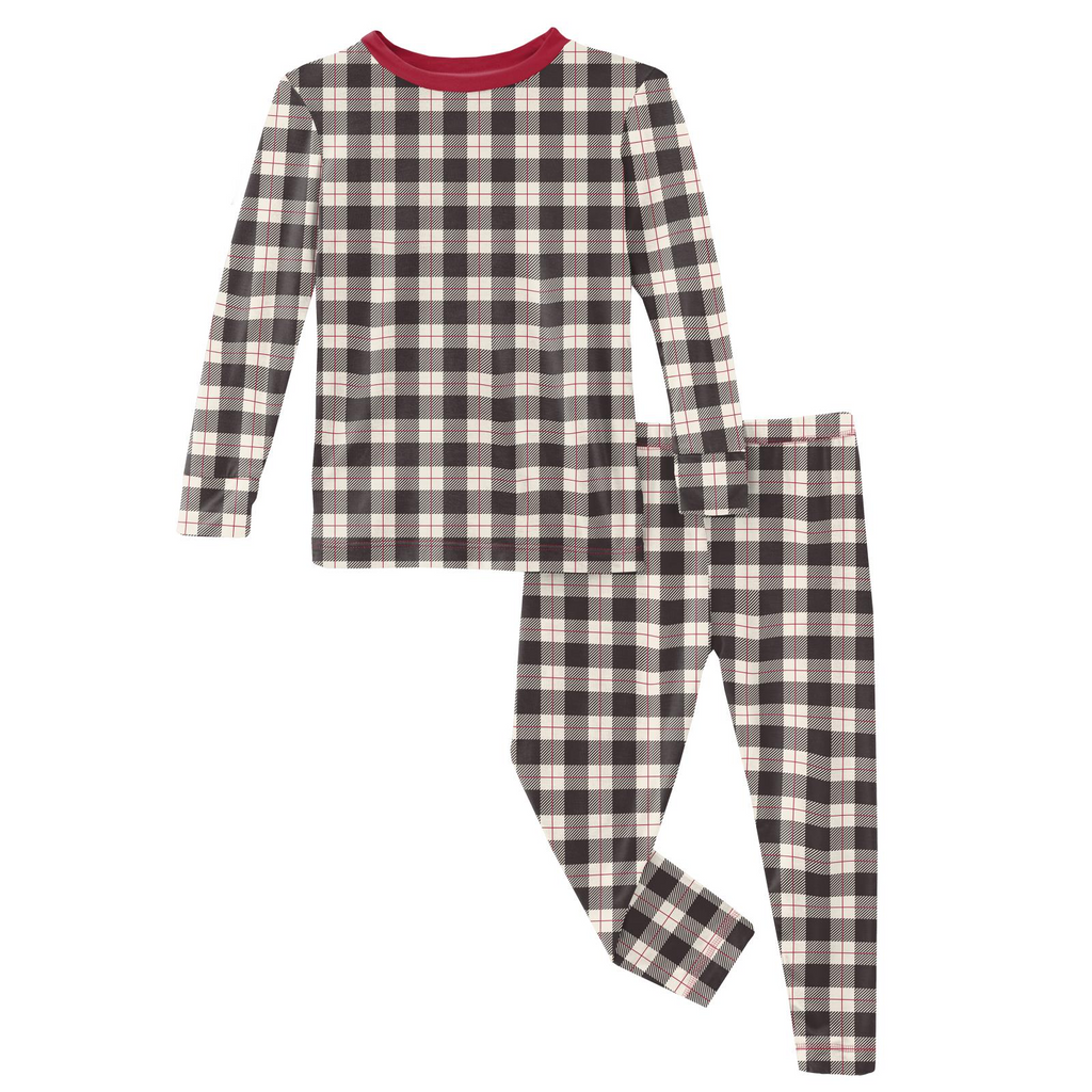 Midnight Holiday Plaid PJ Set
