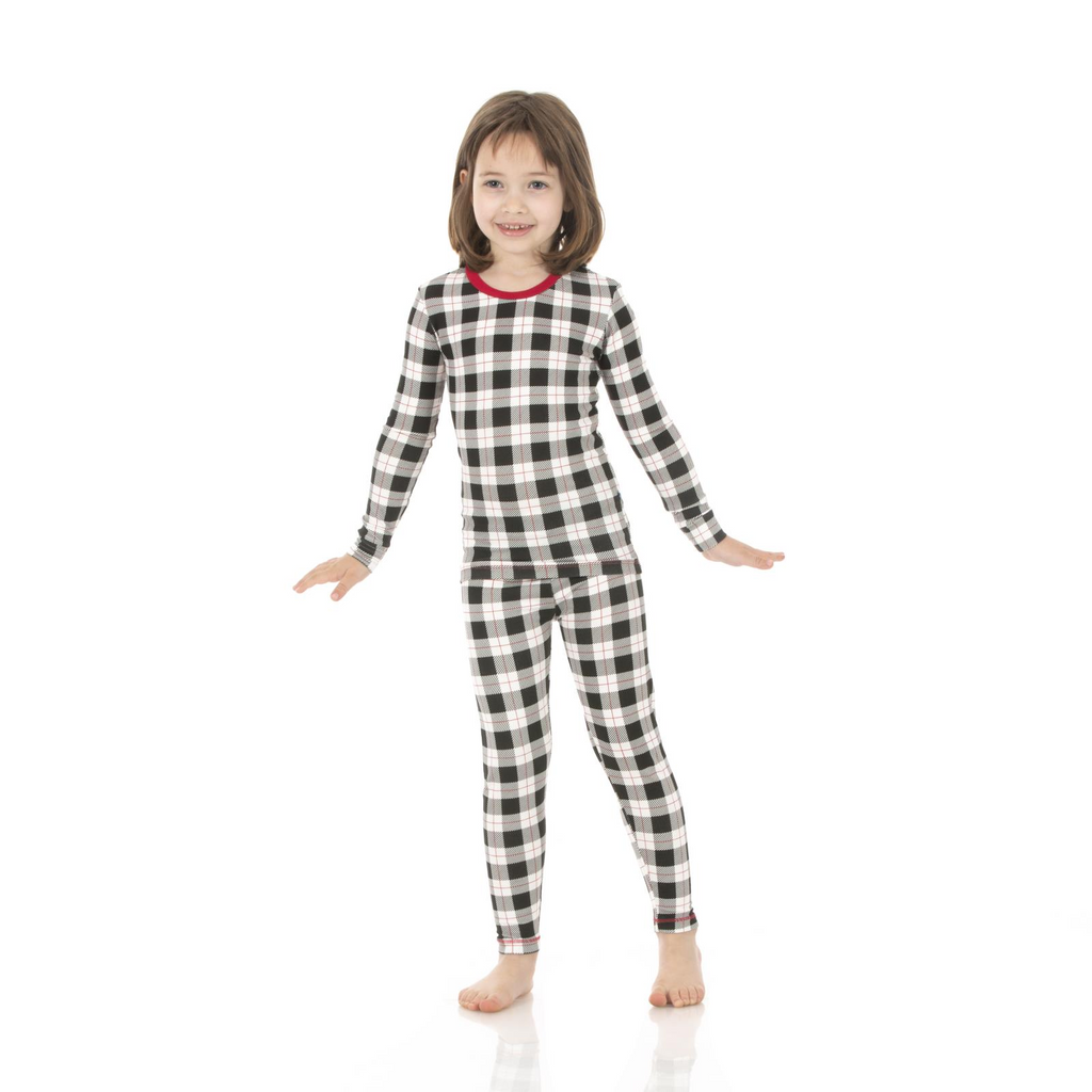 Midnight Holiday Plaid PJ Set