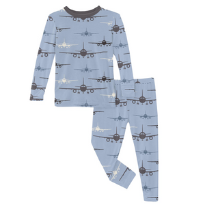 Pond Airplanes Pajama Set