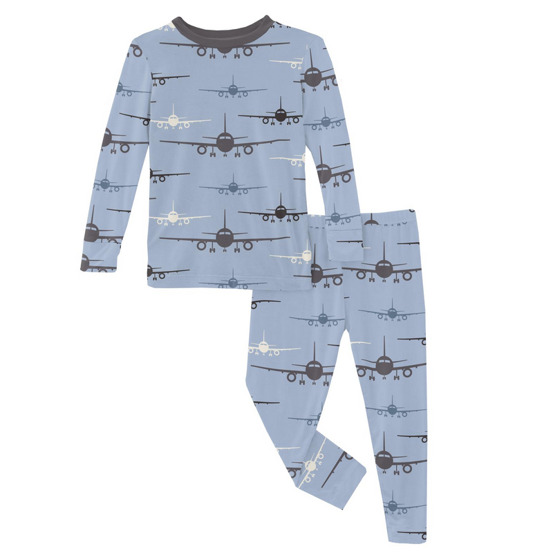 Pond Airplanes Pajama Set