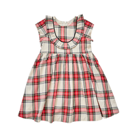 Snow Tartan Eileen Dress