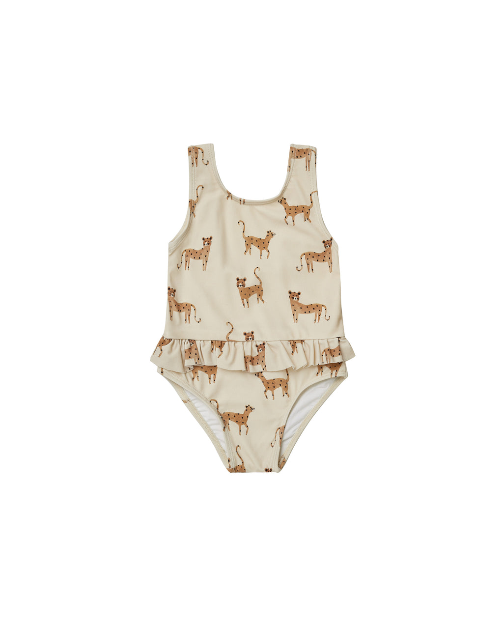 Skirted One-Piece Swimsuit | Leopard