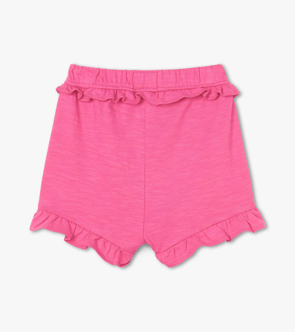 Pink Baby Ruffle Shorts