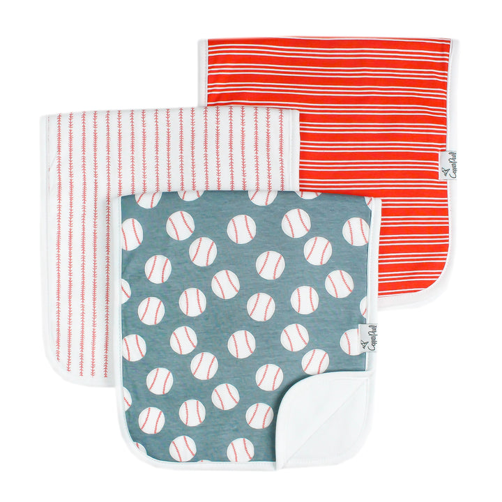 Slugger - Premium 3 Pack Cotton Burp Cloth Set