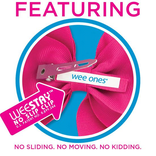 Hot Pink Grosgrain Bows