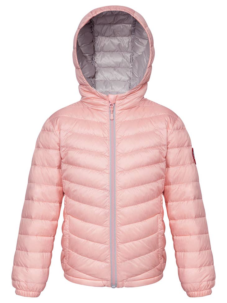 Girls' Ultra Light Packable Down Puffer Jacket