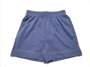 Dark Chambray Jersey Knit Shorts