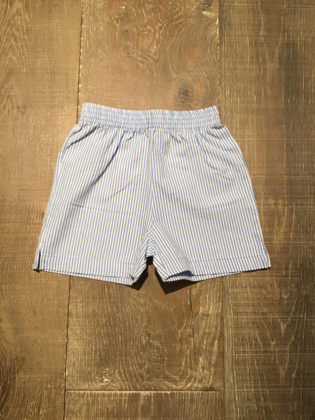 Chambray & White Seersucker Shorts