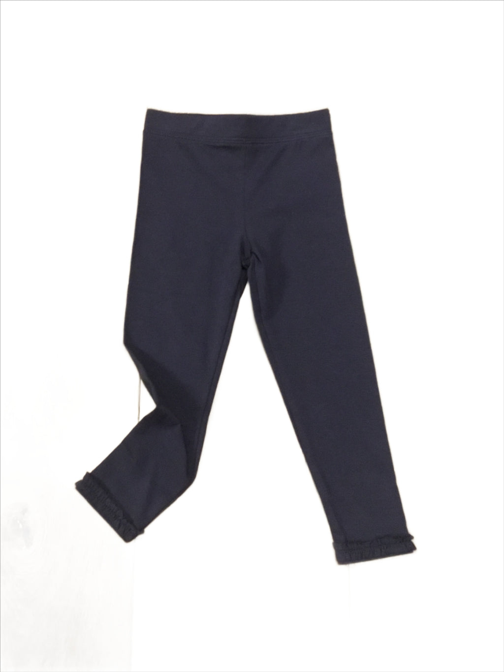 Navy Legging with Ankle Ruch