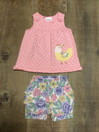 Chick Applique Tunic & Bloomers Set