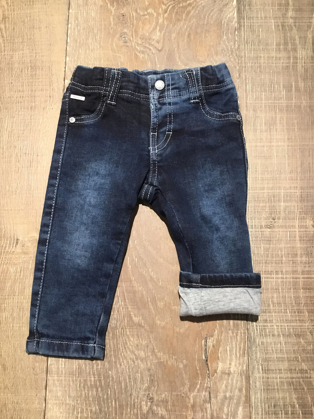 Adjustable Jeans with Jersey Lining