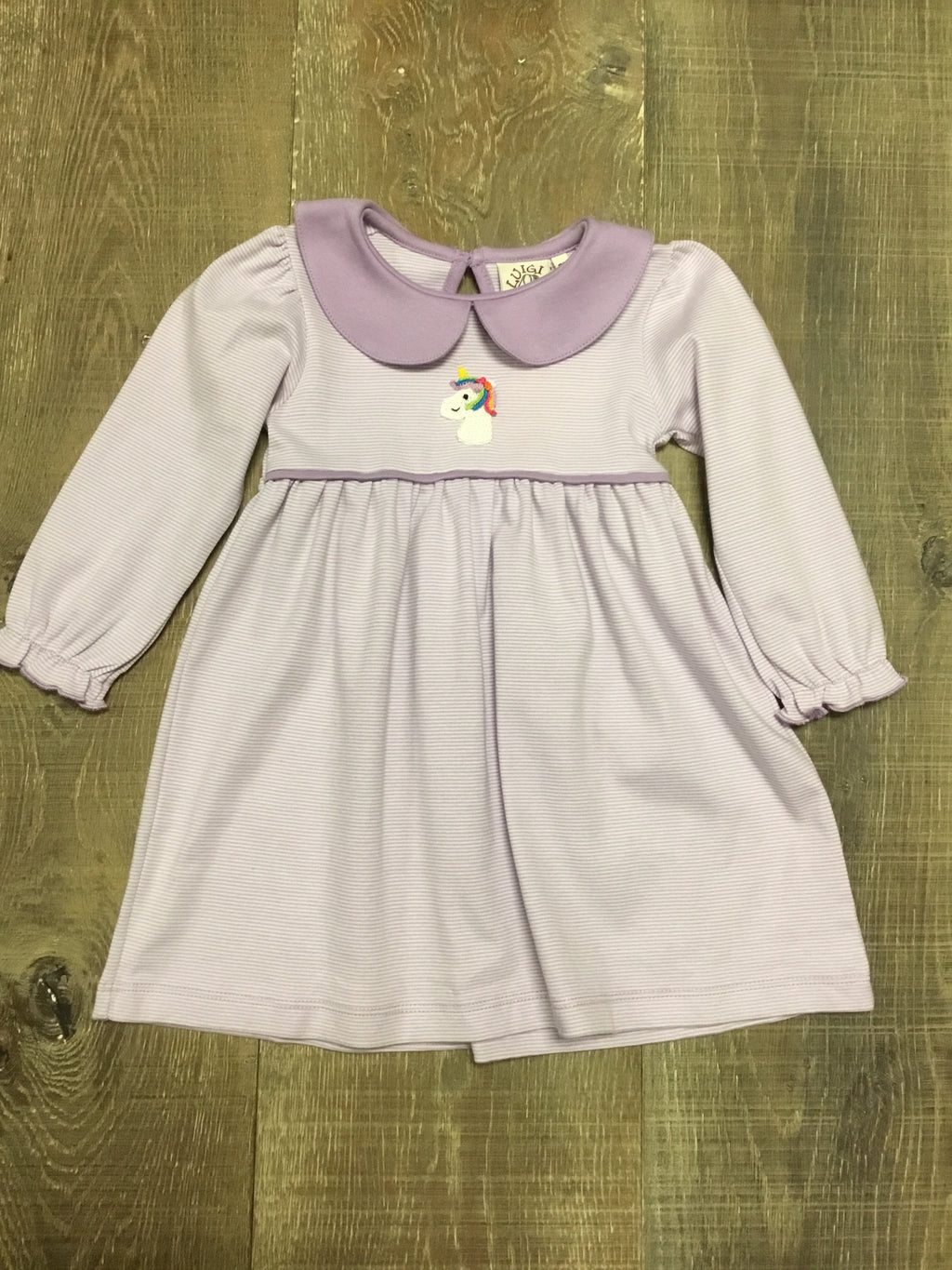 Unicorn Lavender Stripe Dress