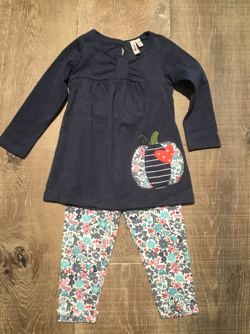 Indigo Pumpkin Tunic & Leggings
