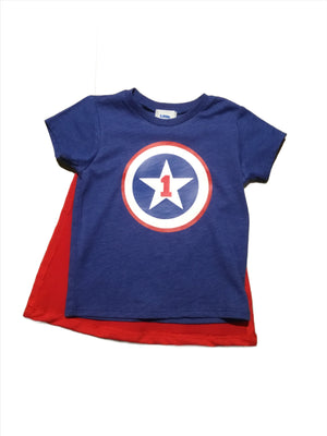 Captain America Birthday Shirt