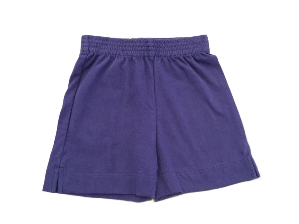 Light Navy Jersey Knit Shorts by Luigi Kids