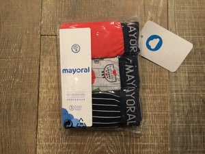 Baseball/Orange/Stripe 3-Pack Boxers