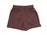 Chocolate Jersey Knit Shorts by Luigi Kids